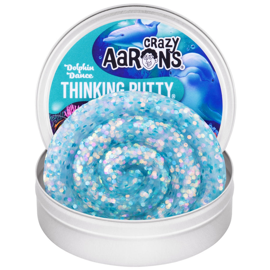 Dolphin Dance - 3.5" Thinking Putty Tin U6